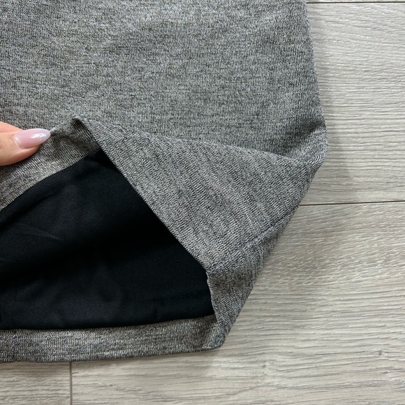 Mustard Seed Cutout Grey Metallic Mini Dress - Picture 7 of 11